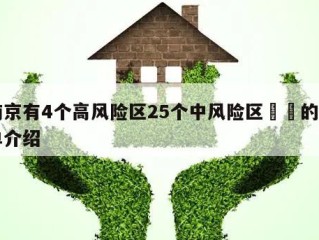 南京有4个高风险区25个中风险区㊙️的简单介绍
